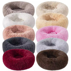 Round Plush Pet Winter Warm Pet Cat Litter Dog Bed Cat Mat Pet Supplies Dog Kennel Cat Litter