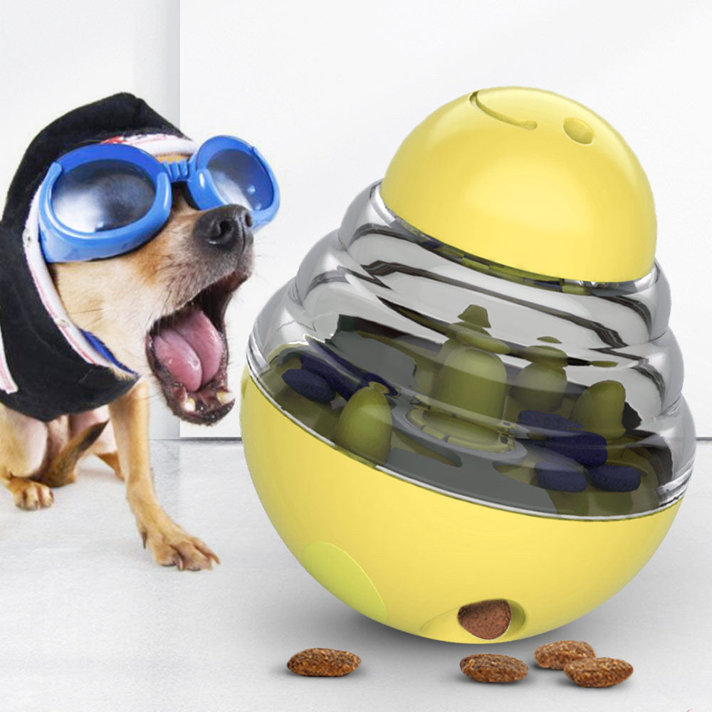 Dog Toy Leaking Food Ball Pet Supplies Tumbler Educational Slow Food Toy Ball